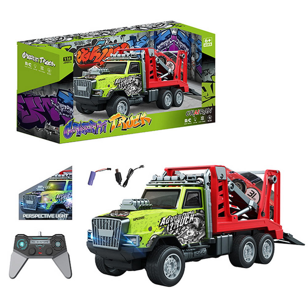 CAMION TRANSPORTA AUTO RADIO CONTROL