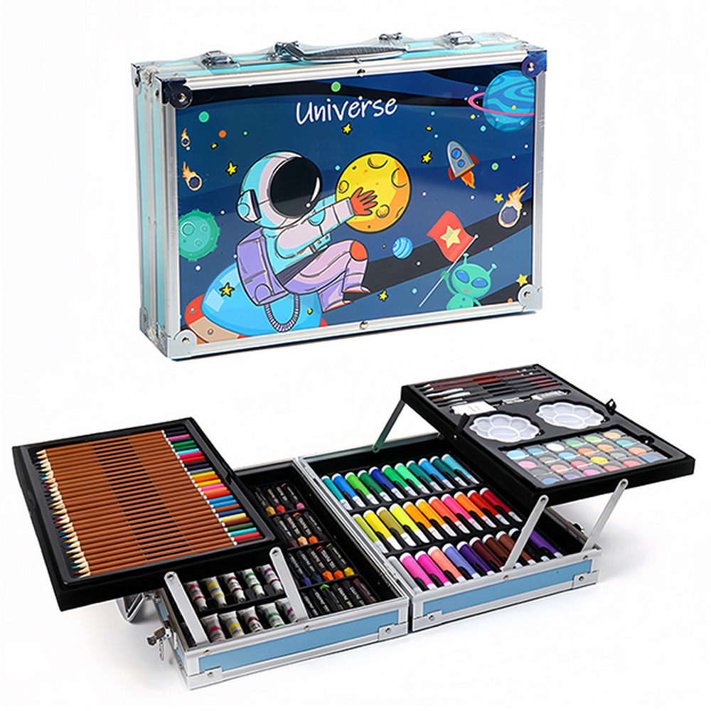 SET DE ARTE MALETA UNIVERSE ALUMINIO