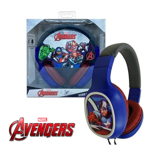 AUDIFONO MARVEL CAPITAN AMERICA JUVENIL